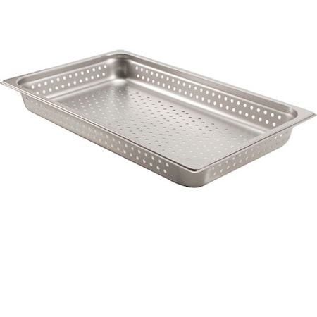 Browne Foodservice Pan, Steam , Full, 2.5"D, Perf, Ss 22112